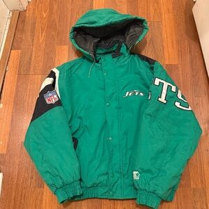 Vintage New York Jets Starter Puffer Coat